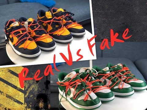 Off White X Nike SB Dunk Pine Green 2019(LN5 A1 Batch)