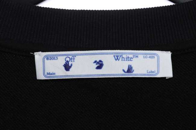 OFFWHITE (OW) environmental limited logo red arrow sweatshirt