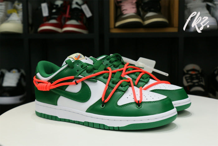 Off White X Nike SB Dunk Pine Green 2019(LN5 A1 Batch)