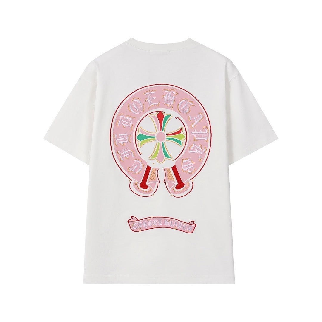 Chrome Hearts T-Shirt 2025 Appliqué heavy embroidery Tee