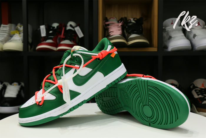 Off White X Nike SB Dunk Pine Green 2019(LN5 A1 Batch)