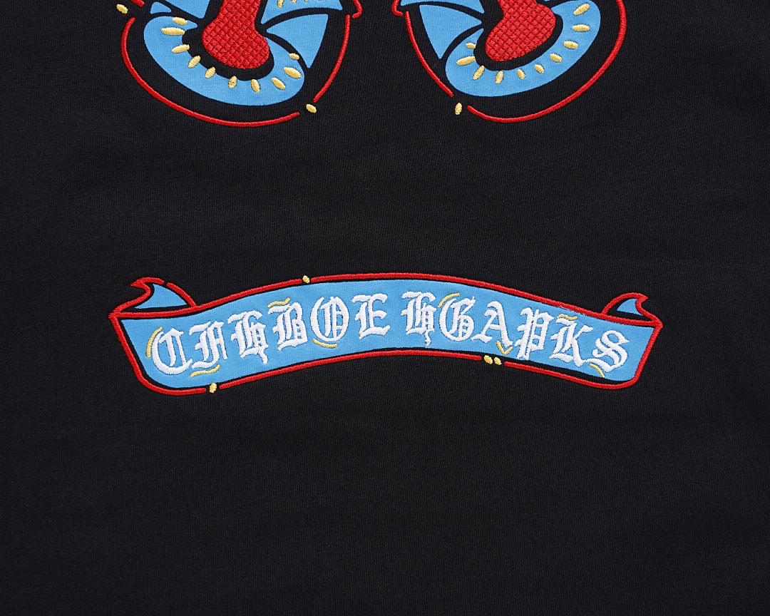 Chrome Hearts T-Shirt 2025 Appliqué heavy embroidery Tee