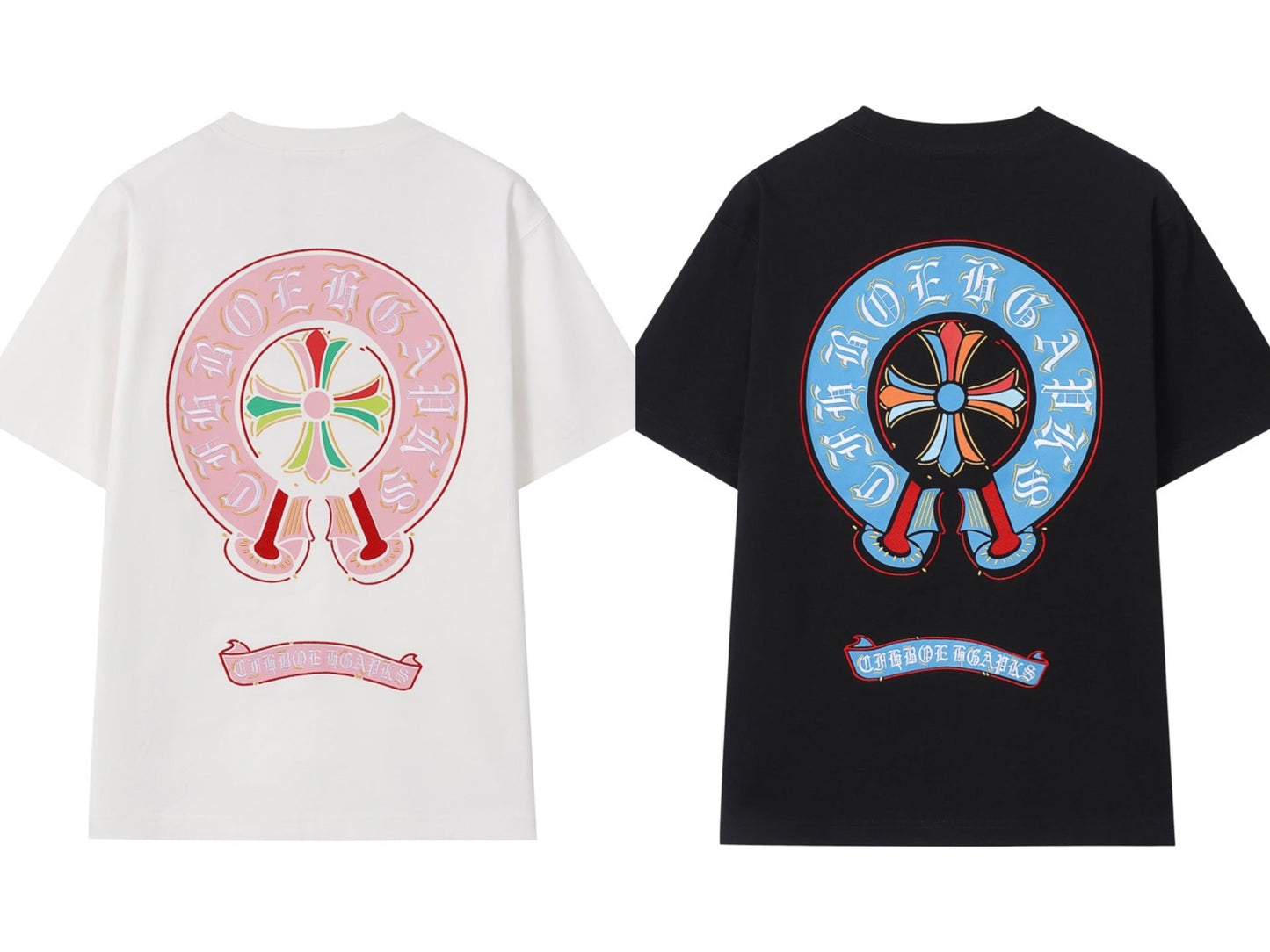 Chrome Hearts T-Shirt 2025 Appliqué heavy embroidery Tee