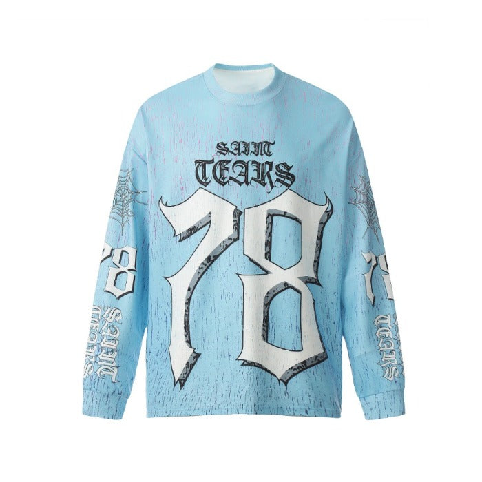 Saint Mich@el Tears 78 Full Print Long Sleeve