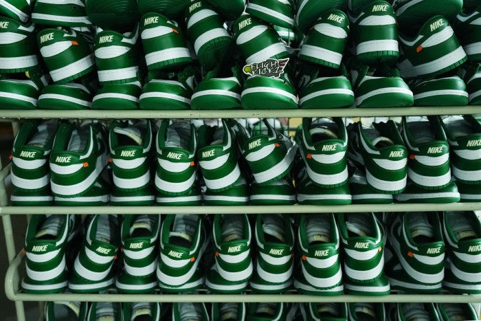 Off White X Nike SB Dunk Pine Green 2019(LN5 A1 Batch)