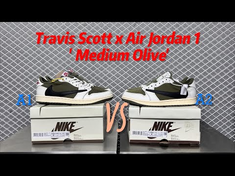 US Warehouse:Travis Scott x Air Jordan 1 ' Medium Olive' (LN5 A1 Batch)