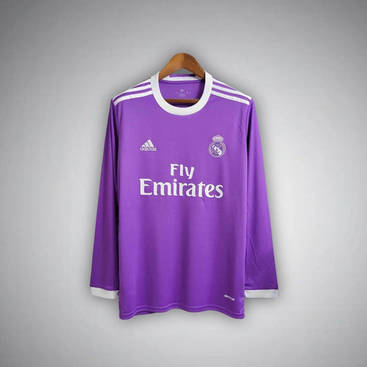 16/17 Real Madrid Away Long Sleeve Kit