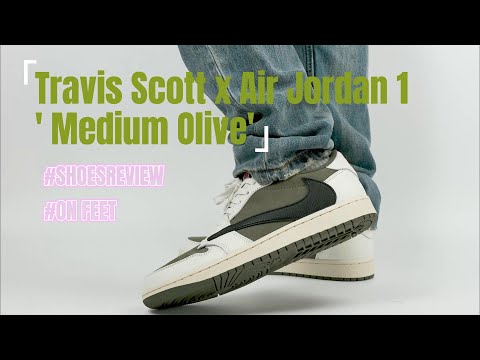 US Warehouse:Travis Scott x Air Jordan 1 ' Medium Olive' (LN5 A1 Batch)
