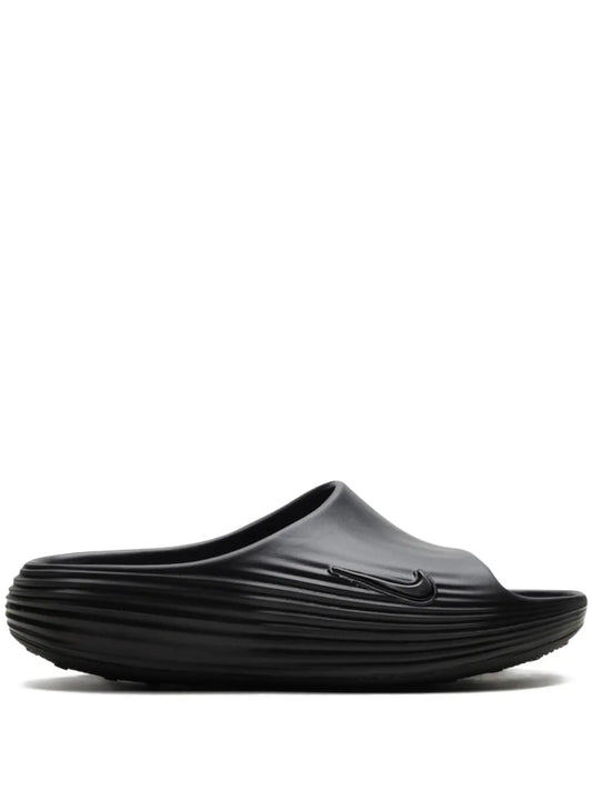 Nike ReactX Rejuven8 "Triple Black" slides