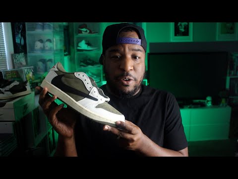 US Warehouse:Travis Scott x Air Jordan 1 ' Medium Olive' (LN5 A1 Batch)