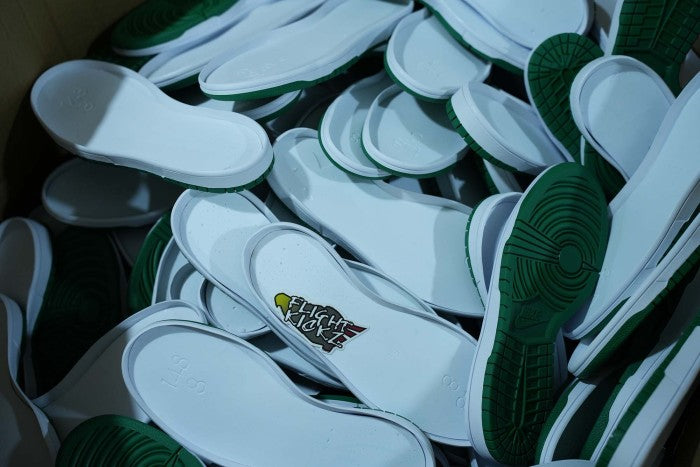 Off White X Nike SB Dunk Pine Green 2019(LN5 A1 Batch)