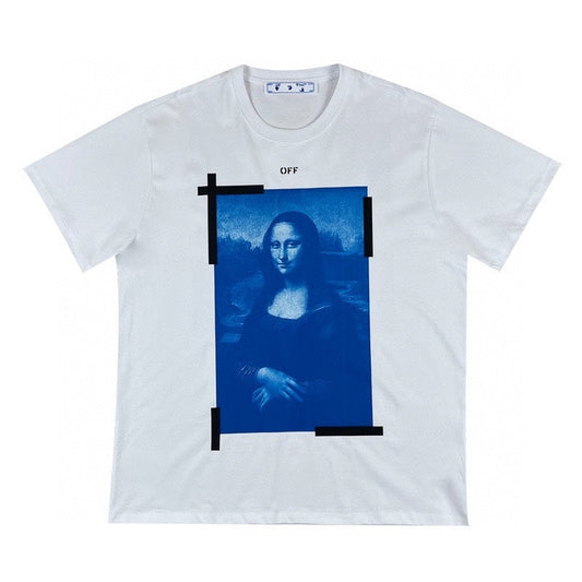 Ow blue Mona Lisa short sleeves
