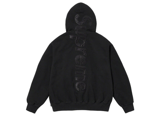 Supreme 22FW Satin Appliqué Hooded Sweatshirt