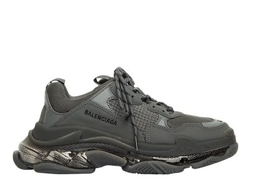 Balenciag* Triple S Sneaker 'Clear Sole - Dark Grey'