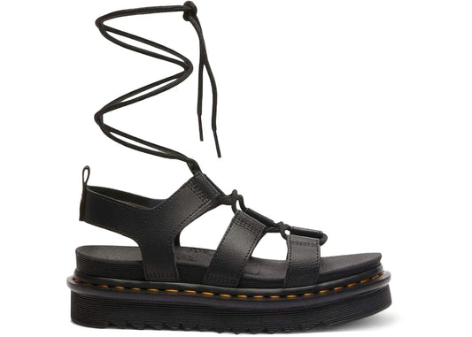 Dr. Martens Nartilla Athena Leather Gladiator Sandals Black