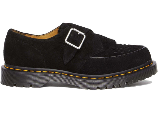 Dr. Martens Ramsey Kiltie Buckle Creepers Black Desert Oasis Suede