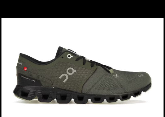 On Cloud X 3 Olive Reseda