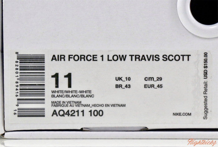 Air Force 1 Low Travis Scott Travis Scott (AF100)