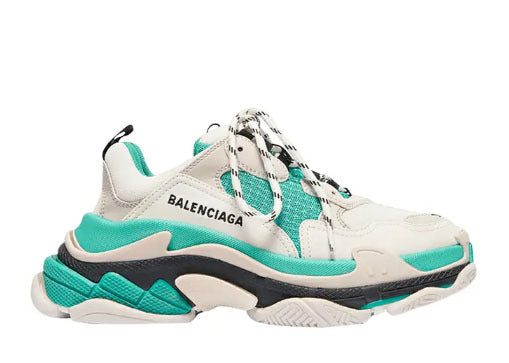 Balenciag* Wmns Triple S 'White Green' 2019