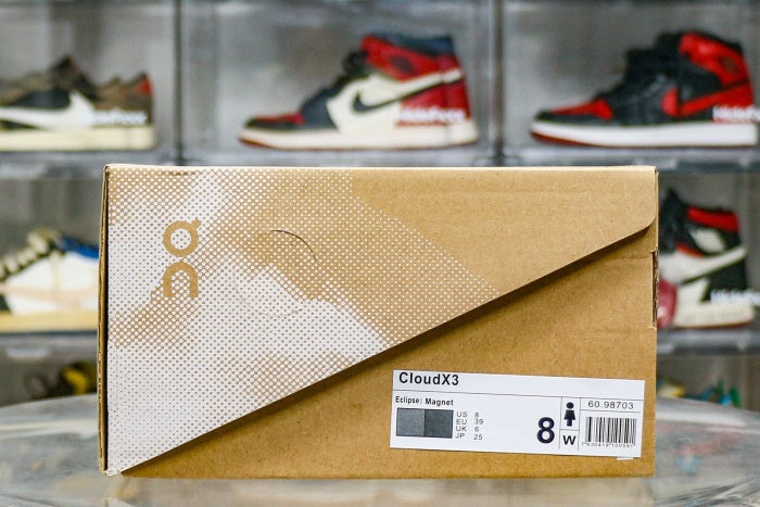 On Cloud X 3 Eclipse Magnet Black