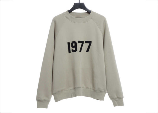 Ess3nt1als F0G 1977 flocking plus fleece sweater