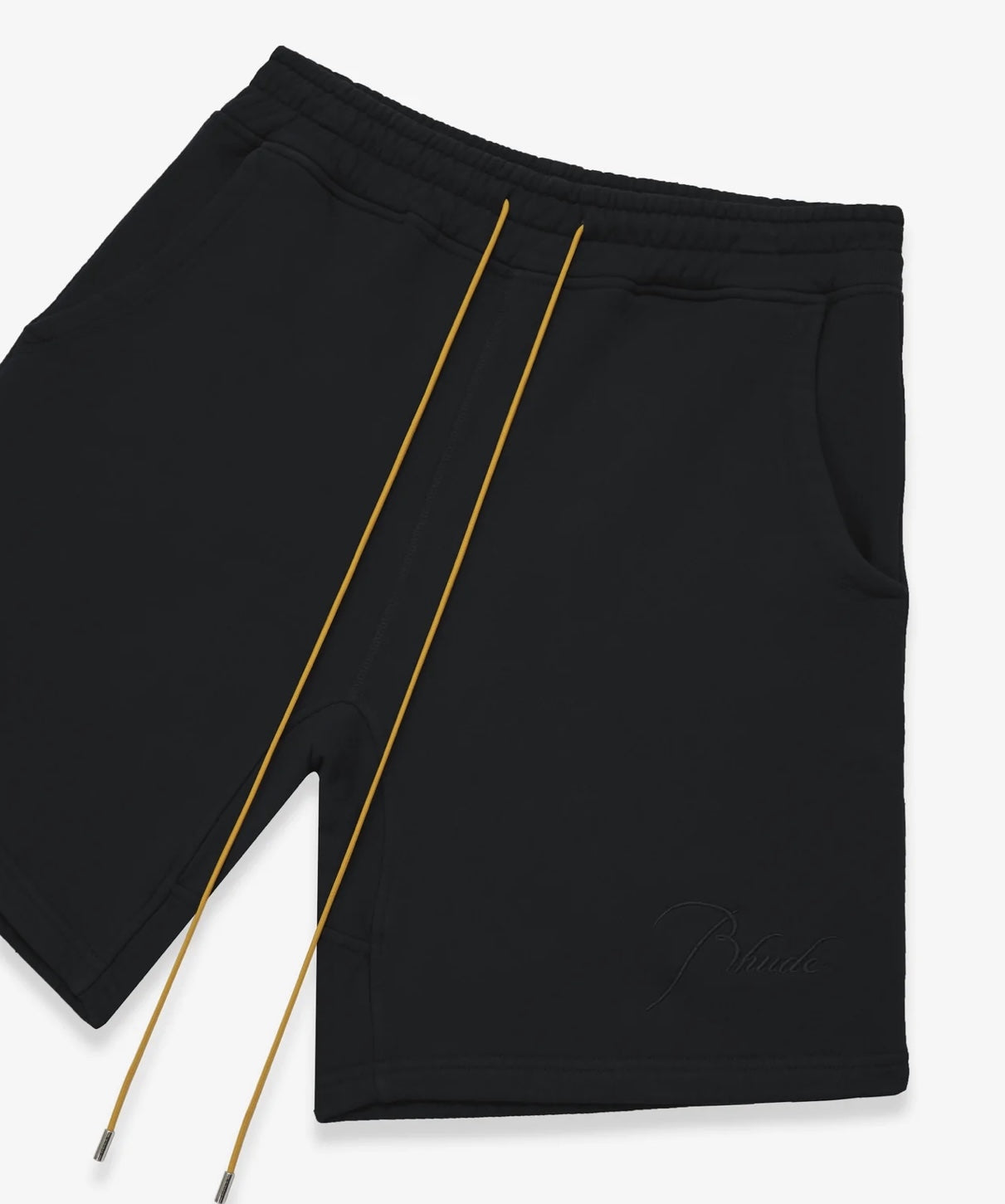 RHUDE monogram logo embroidered drawstring shorts