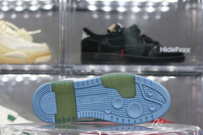 OFF-WHITE White & Blue Out Of Office Sneakers